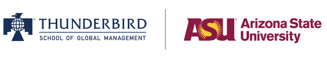 Thunderbird and ASU logo